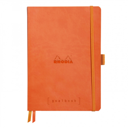 Caiet A5 Rhodia softcover Goalbook Tangerine dot, 240 pag