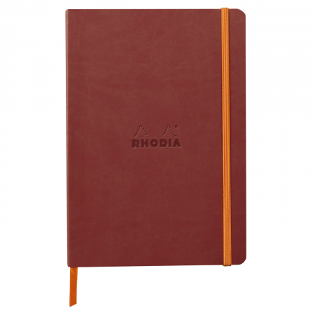 Caiete - Caiet A5 Rhodia softcover Nacarat dictando, 160 pag