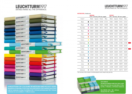 Caiet A5 VELIN Coperta Rigida ICE Blue Leuchtturm1917 [4]