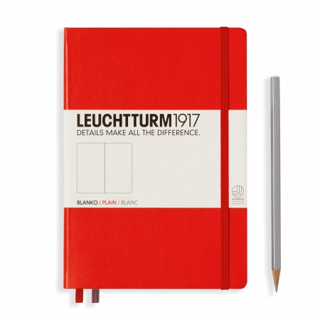 Leuchtturm1917 - CAIET A5 VELIN COP. RIGIDA ROSU LEUCHTTURM1917