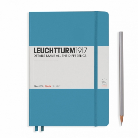 Leuchtturm1917 - Caiet A5 VELIN Coperta Rigida Albastru Nordic, Leuchtturm1917