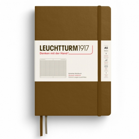 Agende nedatate, Notesuri - Caiet A5 Coperta Rigida Maro Scortisoara, Leuchtturm1917