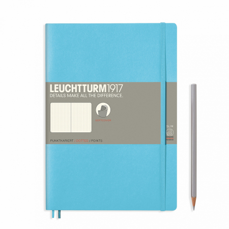 Coperta Flexibila - CAIET B5 VELIN COP. FLEXIBILA BLEU LEUCHTTURM1917