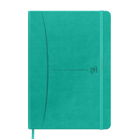 Oxford - Caiet Premium cu elastic Signature, A5 Turquoise cu elastic, Oxford