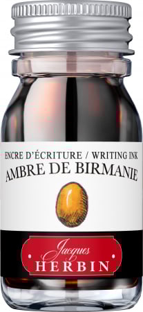 Calimari Cerneala - Calimara 10 ml Ambre de Birmanie Jacques Herbin