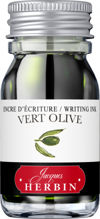 Calimari Cerneala - Calimara 10 ml Vert Olive Jacques Herbin