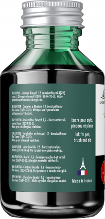 Calimara 100 ml The Pearl of Inks Vert Empire, Jacques Herbin [2]