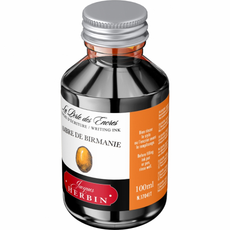 Calimara 100 ml Writing The Pearl of Inks Ambre de Birmanie, Jacques Herbin [2]