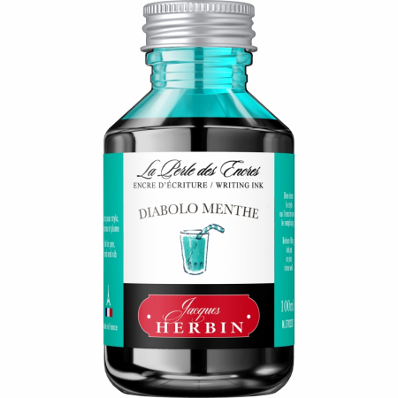 Jacques Herbin - Calimara 100 ml Writing The Pearl of Inks Diabolo Menthe, Jacques Herbin