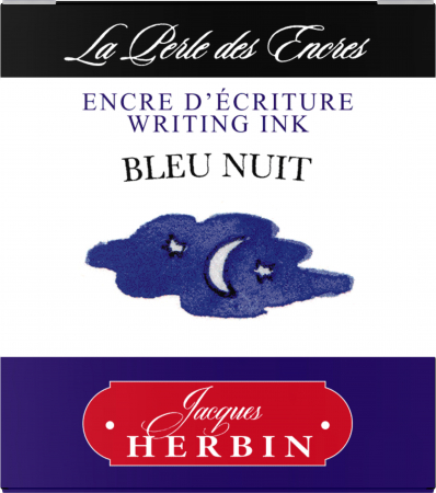Calimara 30 ml The Pearl of Inks Bleu Nuit, Jacques Herbin [3]