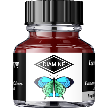 Brand - Calimara 30 ml Calligraphy - English red Diamine