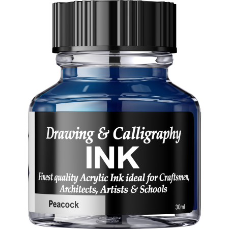 Calimara 30 ml Calligraphy - Peacock Diamine [1]