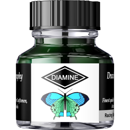 Brand - Calimara 30 ml Calligraphy - Racing green Diamine