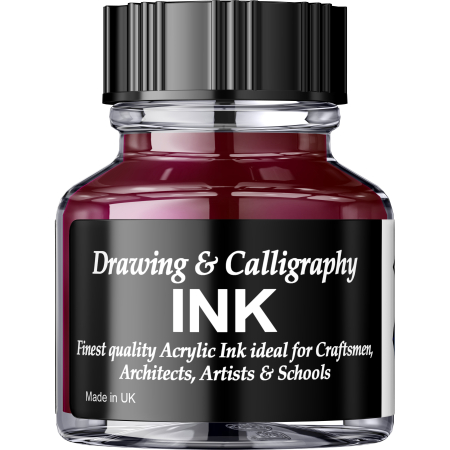 Calimara 30 ml Calligraphy - Raspberry Diamine [2]