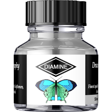 Brand - Calimara 30 ml Calligraphy - Silver Diamine