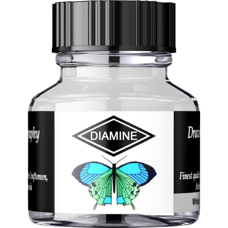 Brand - Calimara 30 ml Calligraphy - White Diamine