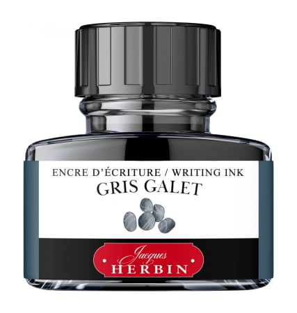 Calimari Cerneala - Calimara 30 ml Gris Galet, Jacques Herbin