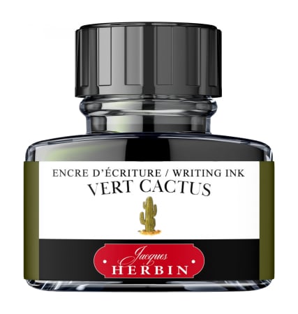 Calimari Cerneala - Calimara 30 ml Vert Cactus, Jacques Herbin