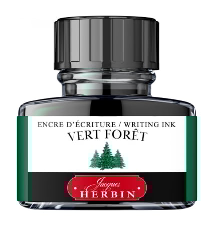 Calimari Cerneala - Calimara 30 ml Vert Foret, Jacques Herbin