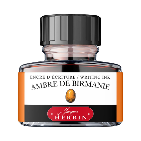 Jacques Herbin - Calimara 30 ml Writing The Pearl of Inks Ambre de Birmanie, Jacques Herbin