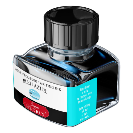 Calimara 30 ml Writing The Pearl of Inks Bleu Azur, Jacques Herbin [2]