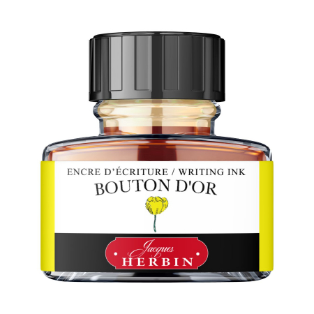 Jacques Herbin - Calimara 30 ml Writing The Pearl of Inks Bouton d'Or, Jacques Herbin