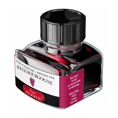 Calimara 30 ml Writing The Pearl of Inks Rouge Bourgogne, Jacques Herbin [2]