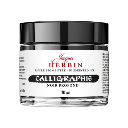 Consumabile - Calimara 40 ml Pigmented Noir Profond, Jacques Herbin