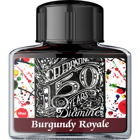 150th Anniversary - Calimara 40ml - Burgundy Royale Diamine