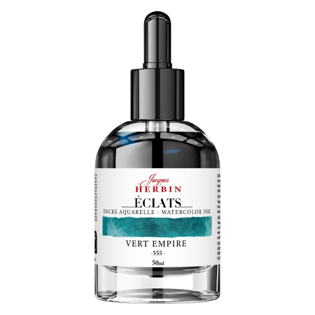 Calimara 50 ml Fine Arts Eclats Watercolor Vert Empire, Jacques Herbin