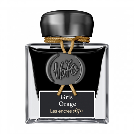 Calimari Cerneala - Calimara 50 ml Prestige 1670 Gris Orange, Jacques Herbin
