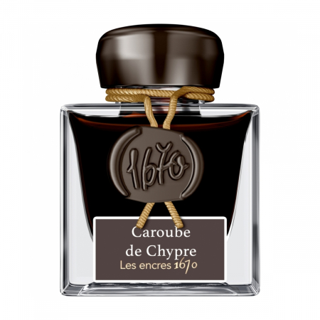 Prestige Inks - Calimara 50 ml Prestige 1670 Caroube de Chypre, Jacques Herbin