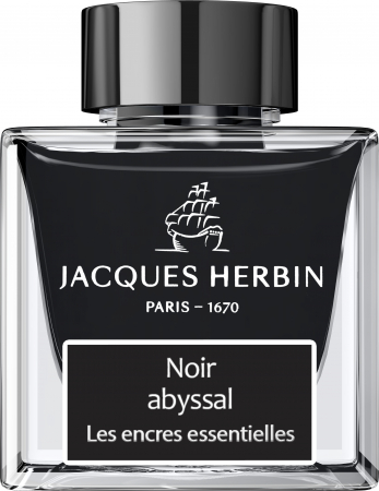 Consumabile - Calimara 50 ml Prestige Essentielles Ink Noir Abyssal, Jacques Herbin