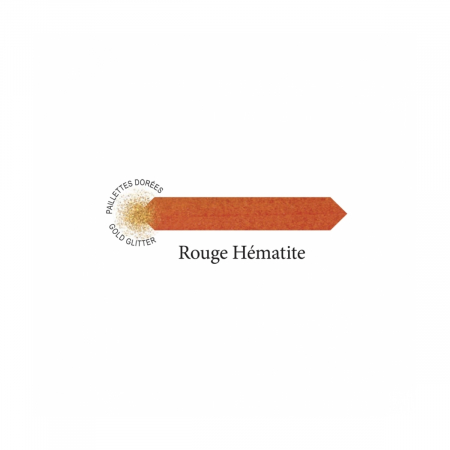 Calimara 50 ml Prestige 1670 Rouge Hematite, Jacques Herbin [4]