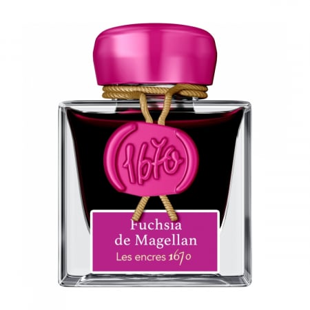 Calimari Cerneala - Calimara 50 ml Prestige 1670 Fuchsia de Magellan, Jacques Herbin
