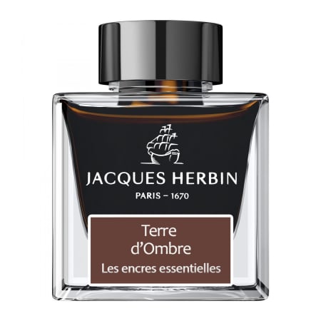 Prestige Inks - Calimara 50 ml Prestige Essentielles Terre d’Ombre, Jacques Herbin
