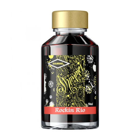 Consumabile - Calimara Cerneala 50 ml Shimmering Rockin Rio, Diamine