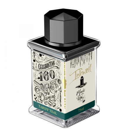 Calimara Cerneala 75 ml 160th Anniversary Tariff Teal, Diamine [1]