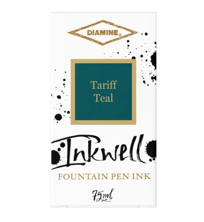 Calimara Cerneala 75 ml 160th Anniversary Tariff Teal, Diamine [6]
