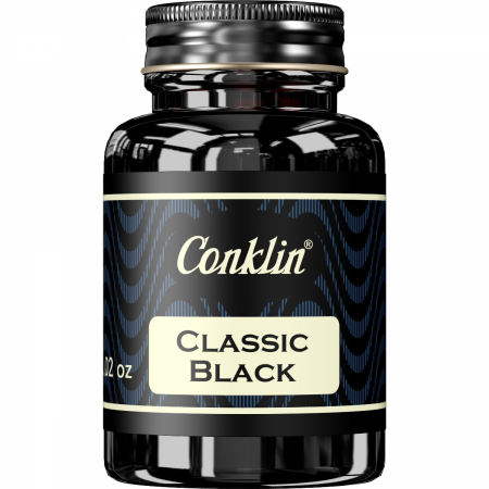 Conklin - Calimara cerneala Classic Black 60 ml, Conklin