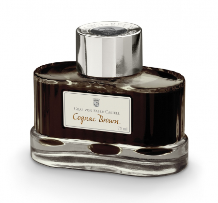 Graf Von Faber-Castell - Calimara Cerneala Cognac Brown 75 ml, Graf von Faber-Castell
