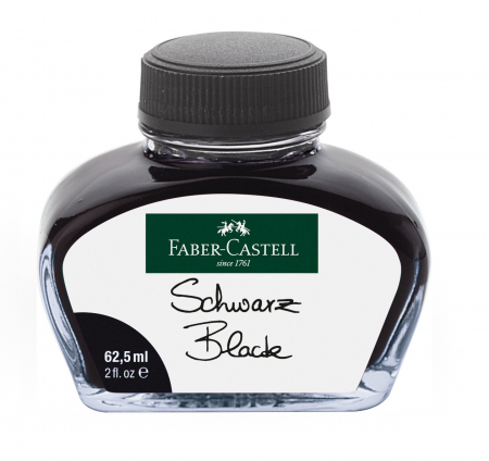 Back to School - Calimara Cerneala Faber-Castell Neagra 62.50 ml
