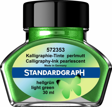 Calimari Cerneala - Calimara Cerneala Pearlescent Light Green Permanent Standardgraph 30ml