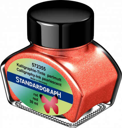 Calimara Cerneala Pearlescent Red Permanent Standardgraph 30ml [2]