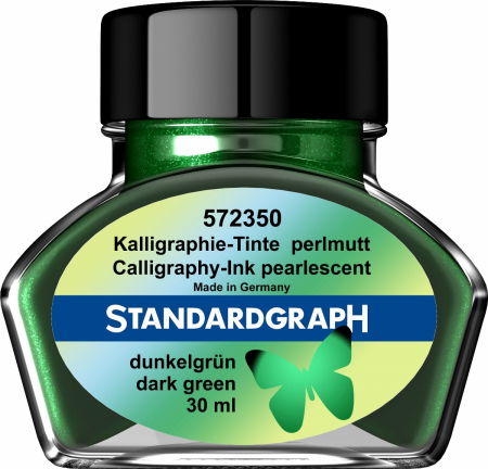 Standardgraph - Calimara Cerneala Pearlescent Green Permanent Standardgraph 30ml
