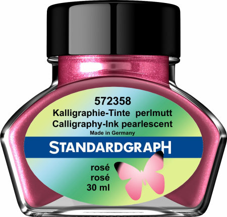 Calimari Cerneala - Calimara Cerneala Pearlescent Rose Permanent Standardgraph 30ml