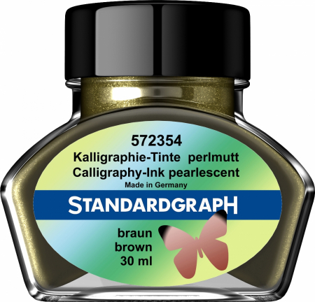 Calimari Cerneala - Calimara Cerneala Pearlescent Brown Permanent Standardgraph 30ml