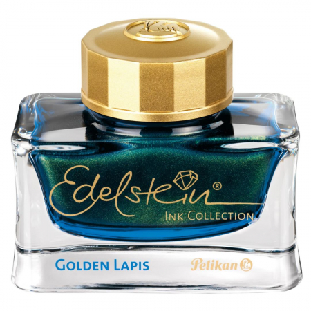 Calimari Cerneala - Calimara Cerneala Edelstein Golden Lapis 50 ml, Ed Speciala 2024, Pelikan
