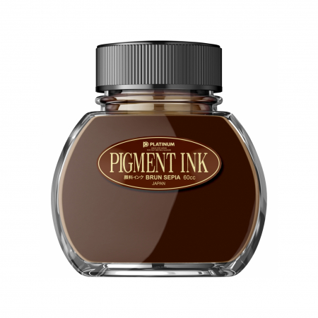 Calimari Cerneala - Calimara Cerneala Pigment Brun Sepia 60ml, Platinum