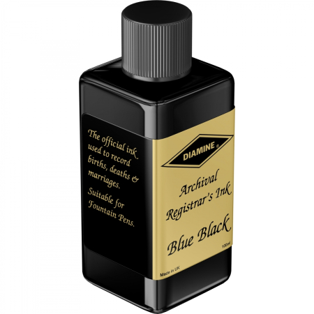 Calimară Cerneala Registrars Blue Black, Diamine [2]
